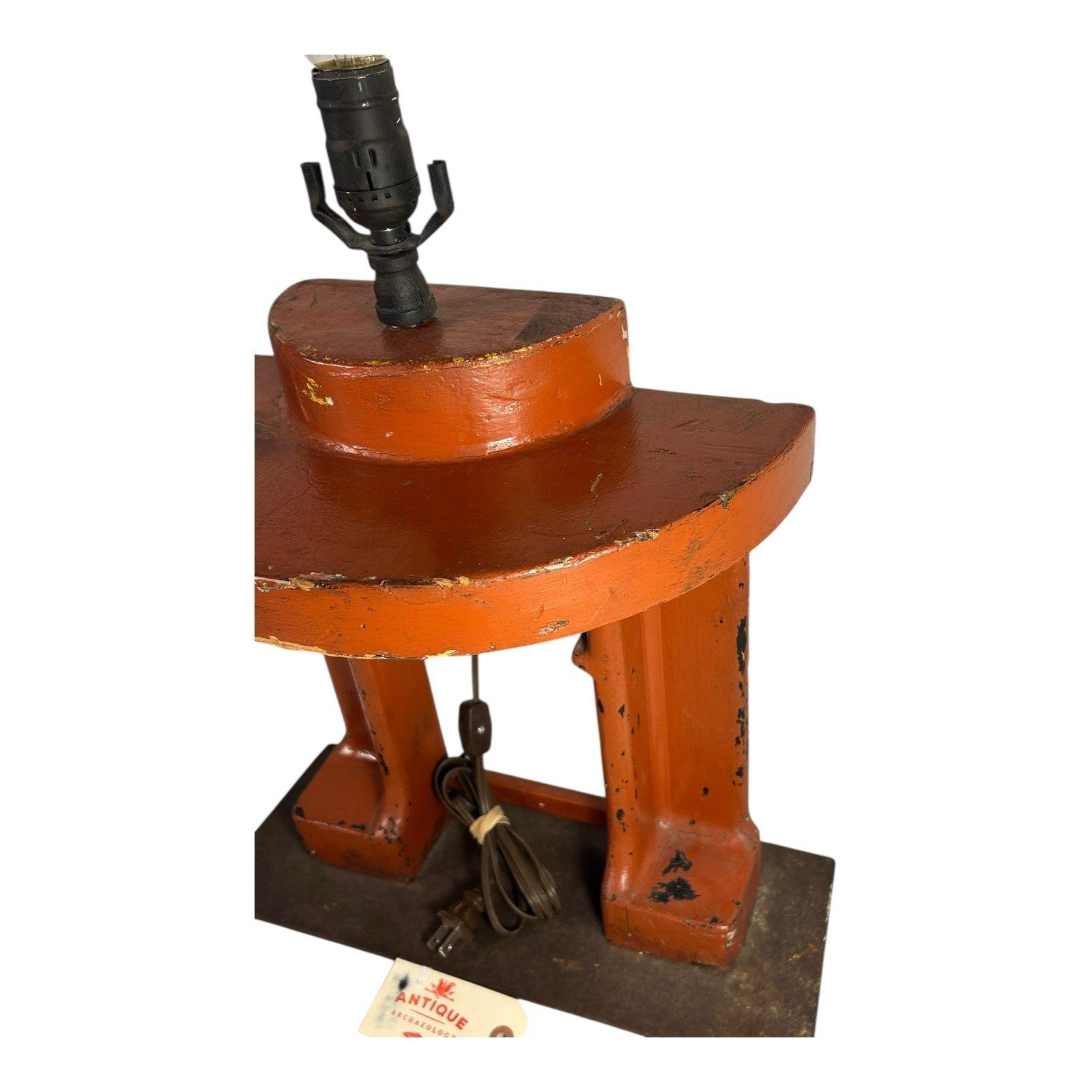 Antique Steam Punk Foundry Mold Lamp -  Owned by Mike Wolfe American Pickers