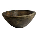 Antique Primitive Hand Carved Folk Art Wooden Dough Bowl