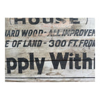 Antique Americana Wooden FOR SALE House Real Estate Advertising Sign
