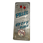 Antique Carnival Game Hand Painted Advertising Sign