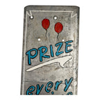 Antique Carnival Game Hand Painted Advertising Sign