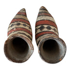 Antique Native American Zuni Tourist Pottery Moccasins or Shoes