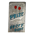 Antique Carnival Game Hand Painted Advertising Sign