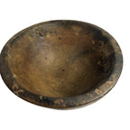 Antique Primitive Hand Carved Folk Art Wooden Dough Bowl