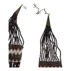 Vintage Southwestern Native American Beaded Necklace - Dancer Pattern