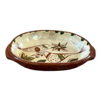 Vintage Keyser Pennsylvania German Sgraffito Redware Dish - Bird Design