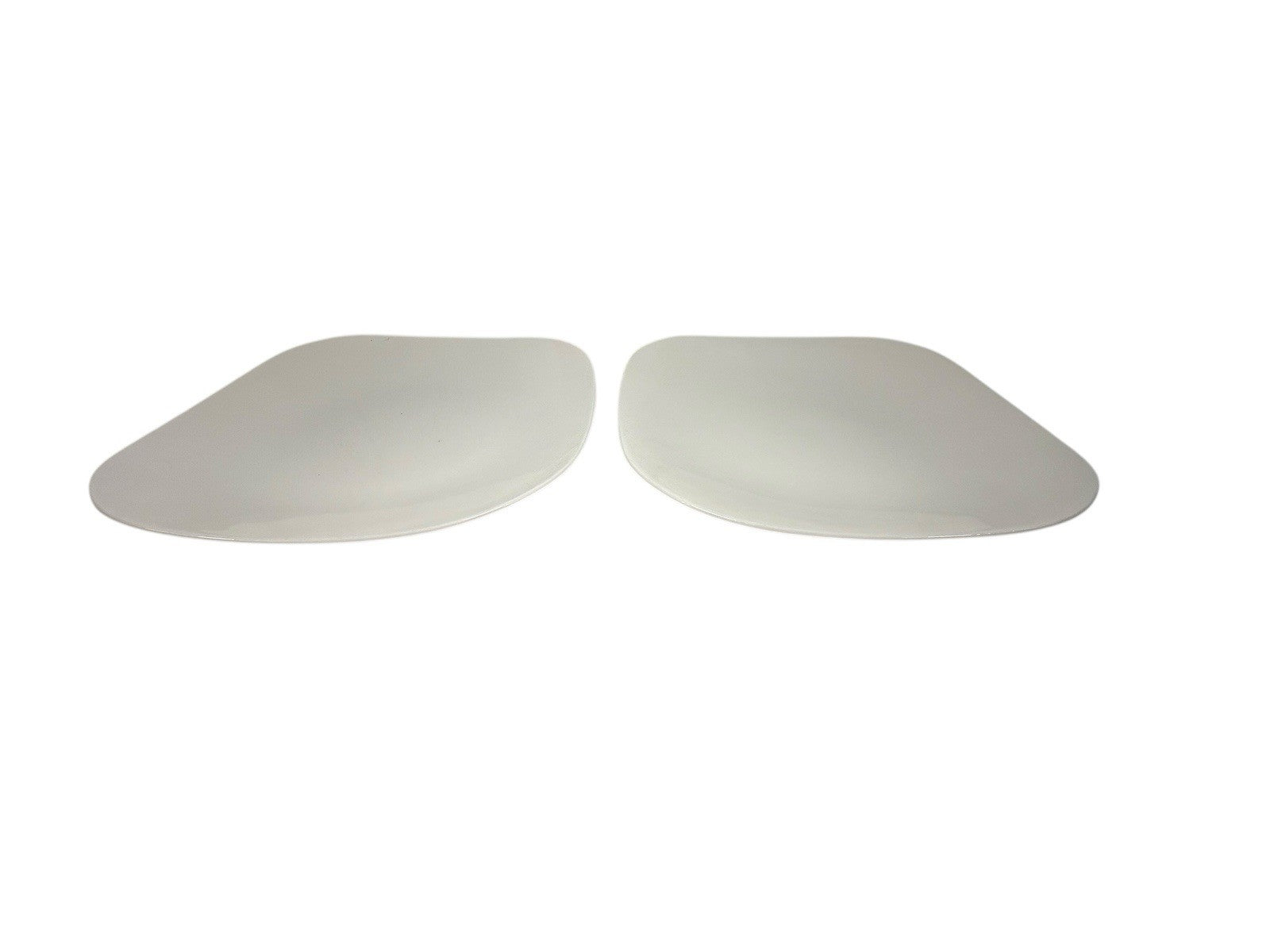 Vintage Eva Zeisel Museum White Castleton China Square Lunch Plates - Set of Two
