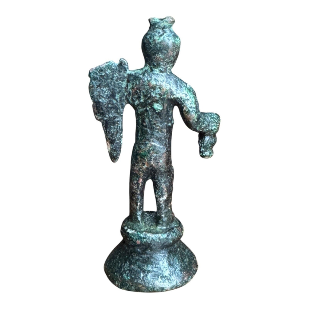 Ancient Roman Bronze Idol Statue Figure Sculpture