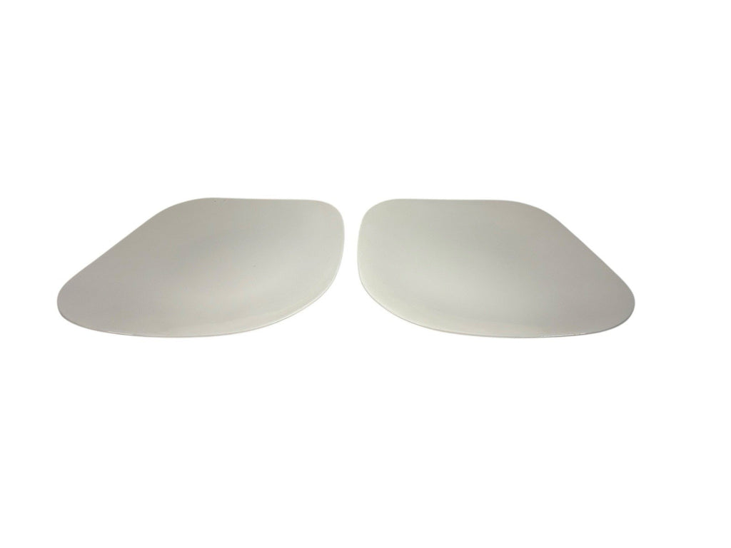 Vintage Eva Zeisel Museum White Castleton China Square Lunch Plates - Set of Two