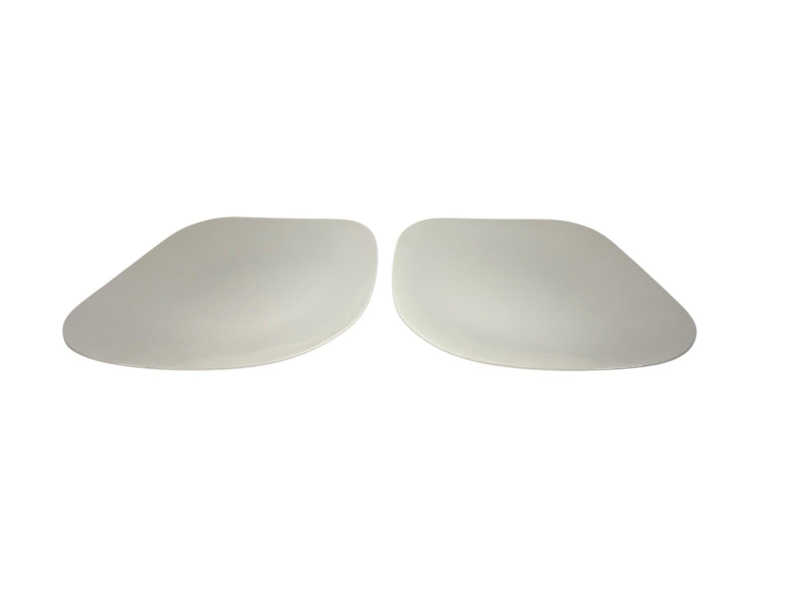 Vintage Eva Zeisel Museum White Castleton China Square Lunch Plates - Set of Two