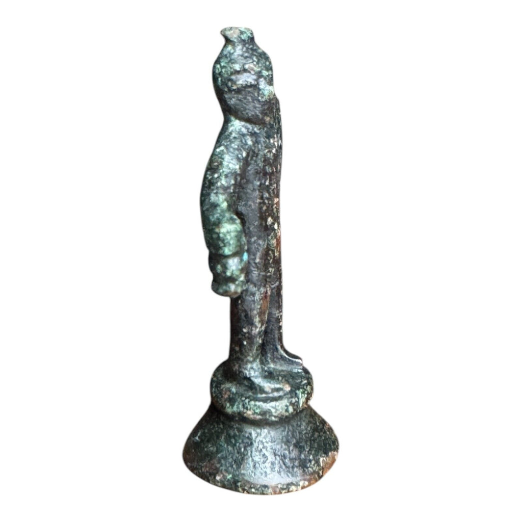 Ancient Roman Bronze Idol Statue Figure Sculpture