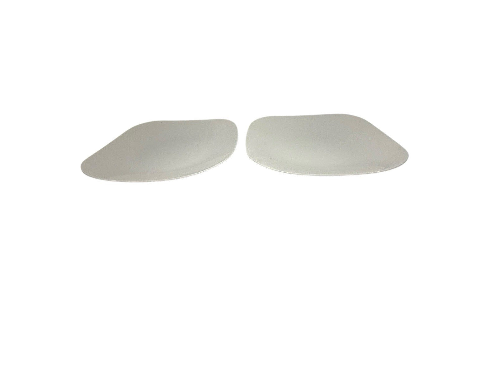Vintage Eva Zeisel Museum White Castleton China Square Lunch Plates - Set of Two