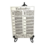 Antique Wedgwood 1910 Calendar Advertising Tile Mayflower Ship