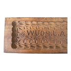 Antique Folk Art Carved Wooden Cake Butter Print Mold - Pennsylvania Dutch