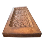 Antique Folk Art Carved Wooden Cake Butter Print Mold - Pennsylvania Dutch