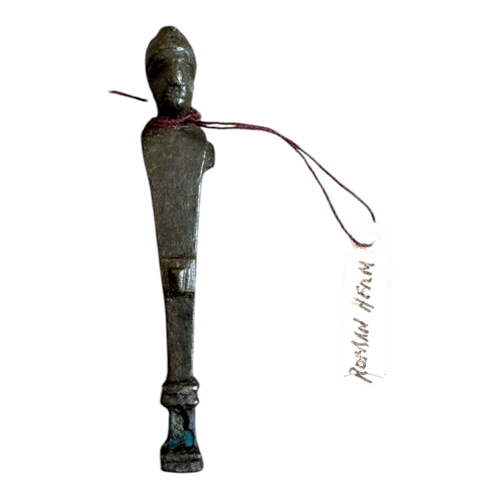 Ancient Roman Bronze Herm Figure Sculpture,  Ca. 1st-4th Century AD