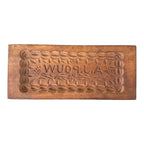 Antique Folk Art Carved Wooden Cake Butter Print Mold - Pennsylvania Dutch