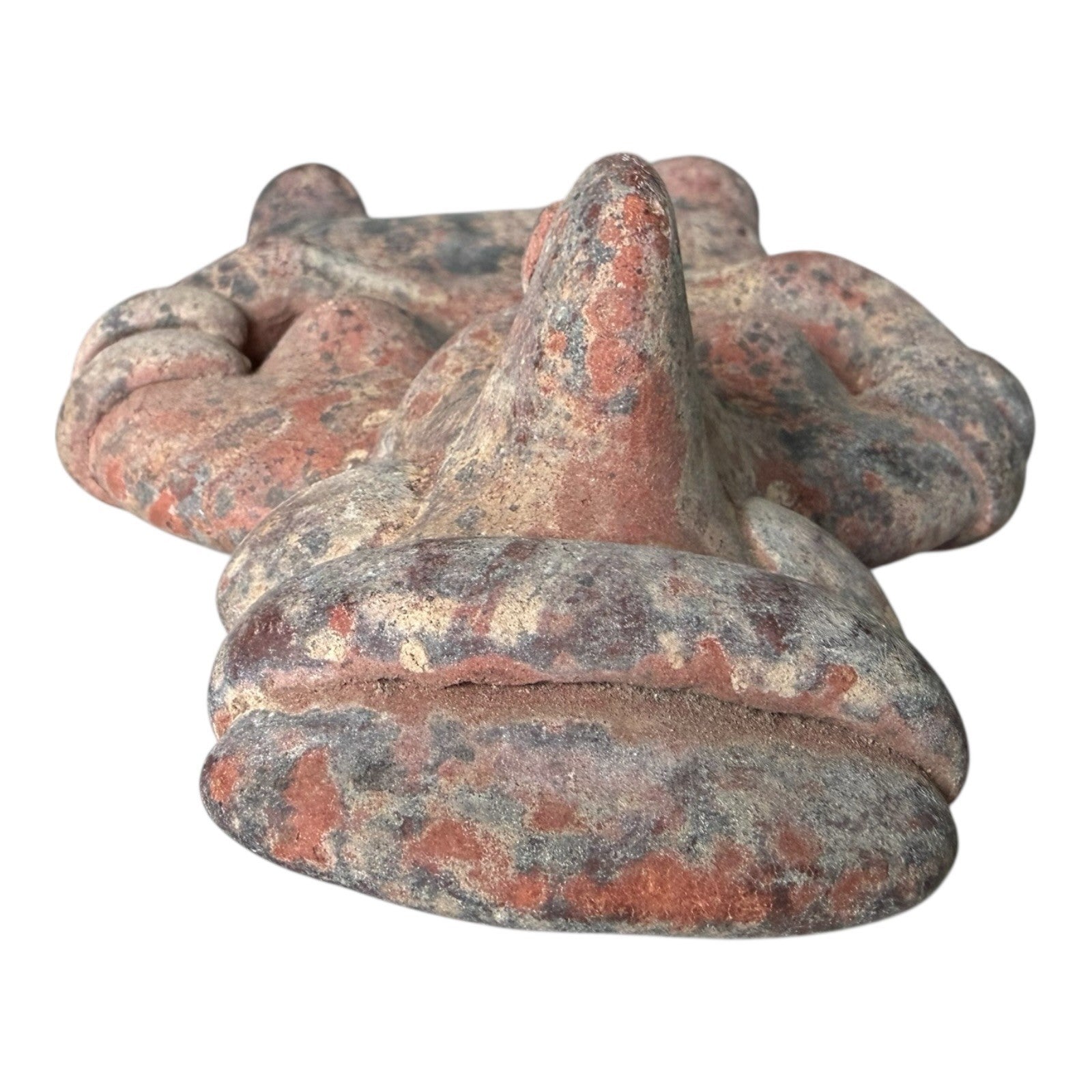Antique Pre-Columbian Nayarit Standing Female Votive Figure Sculpture