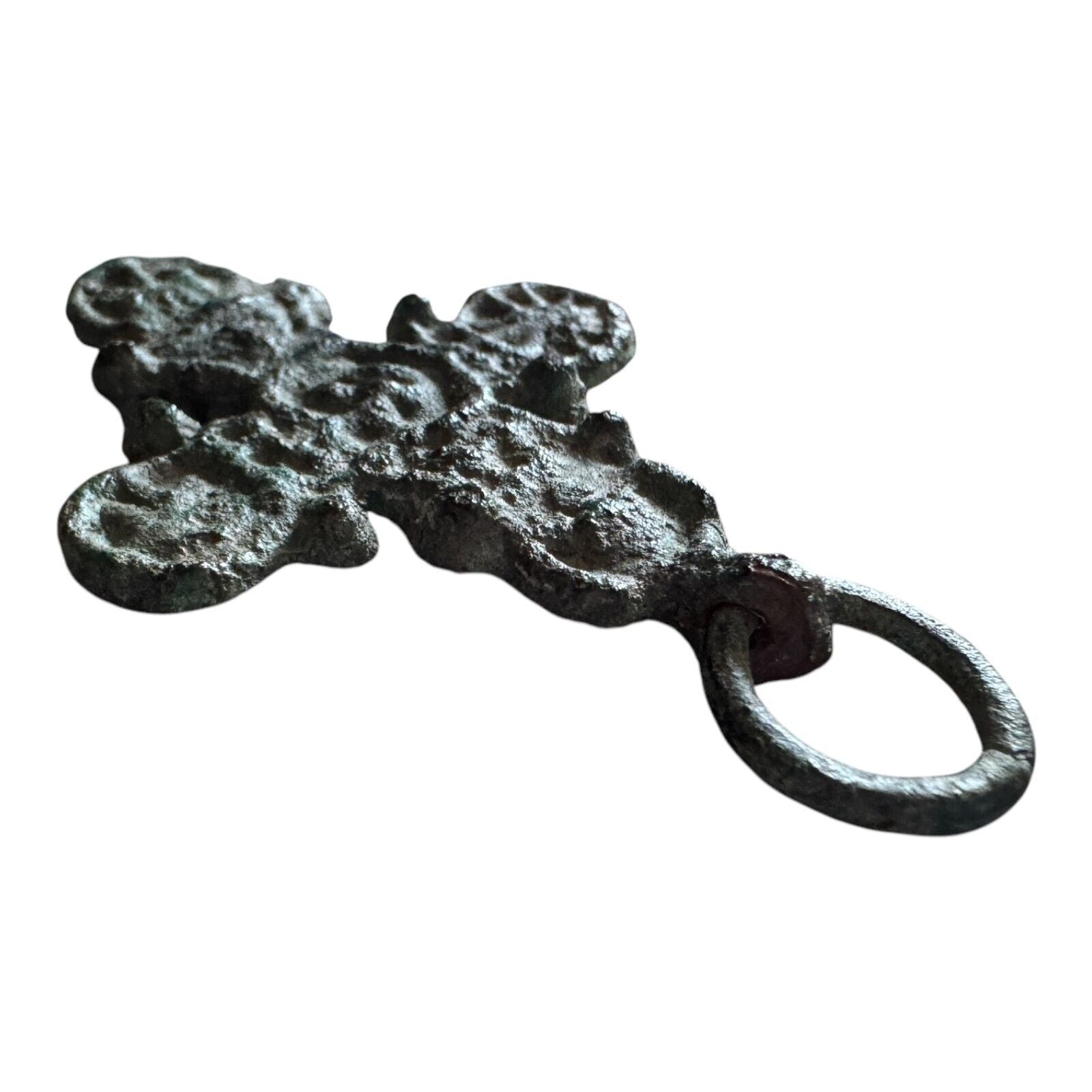 Ancient Byzantine Empire Bronze Christian Cross Pendant - Christian Artifact