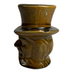 Antique Roseville Pottery Uncle Sam Coin Bank