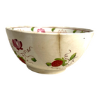 Antique Gaudy Dutch Kings Rose Strawberry Pearlware Bowl