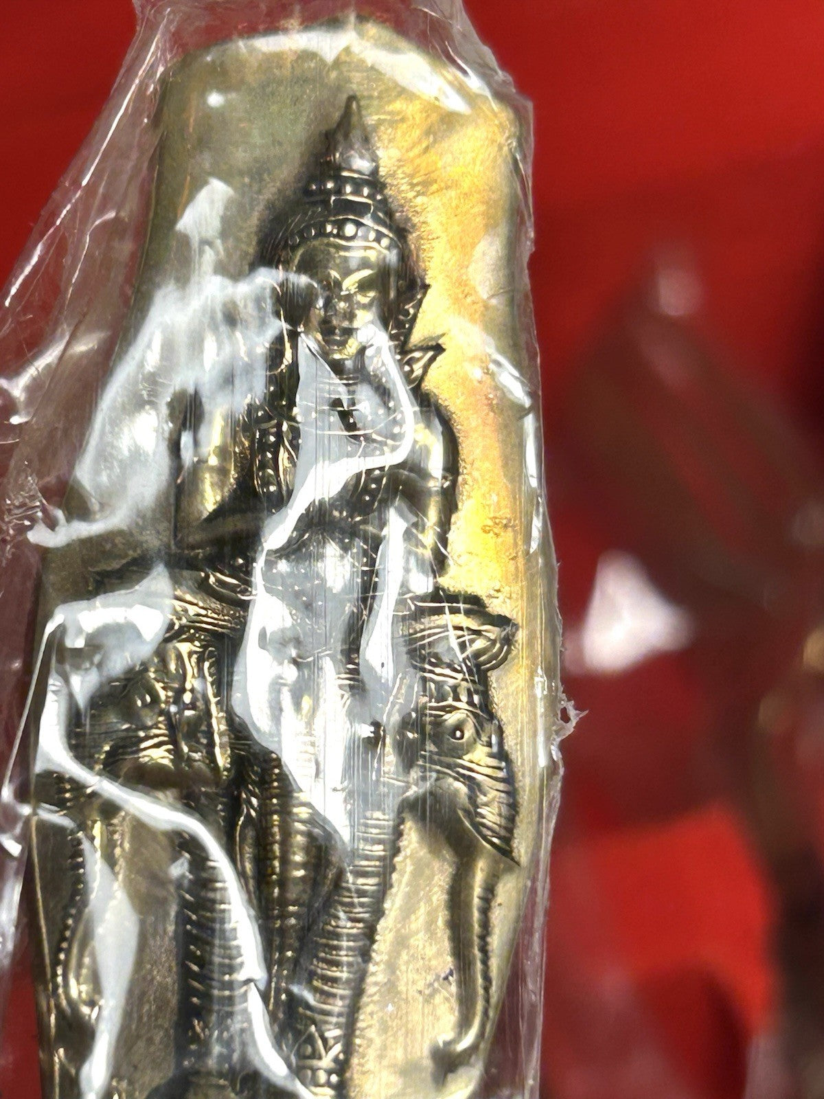 Vintage Thai Buddha Nickel Bronze Dessert Set - New in Box
