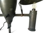 Antique Industrial Student Desk Lamp Double Shade Central Font Metal Lamp