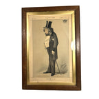 Antique Chromolithograph Caricature Print Entitled Property Showing William Ward