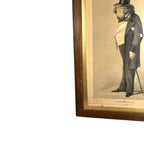 Antique Chromolithograph Caricature Print Entitled Property Showing William Ward