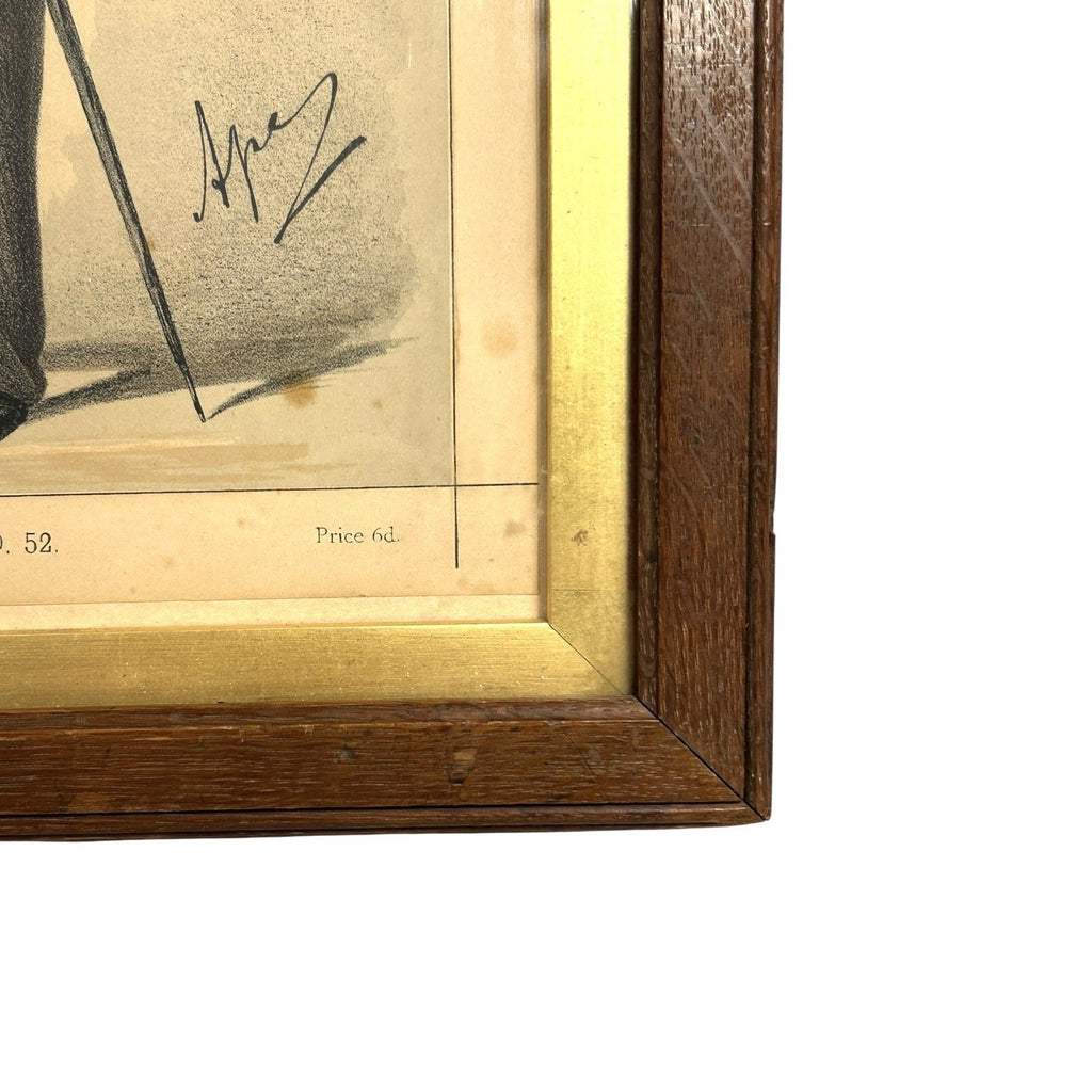 Antique Chromolithograph Caricature Print Entitled Property Showing William Ward