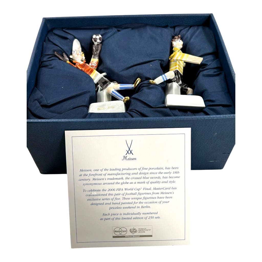 Commemorative Meissen Peter Strang Soccer Figurines – Berlin 2006 World Cup