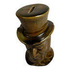 Antique Roseville Pottery Uncle Sam Coin Bank