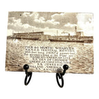 Antique Wedgwood Advertising Calendar Tile - 1913 Boston Pier 46