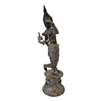 Antique Thai Hindu Bronze Dancing Deity Figurine Statue – Asian Temple Art