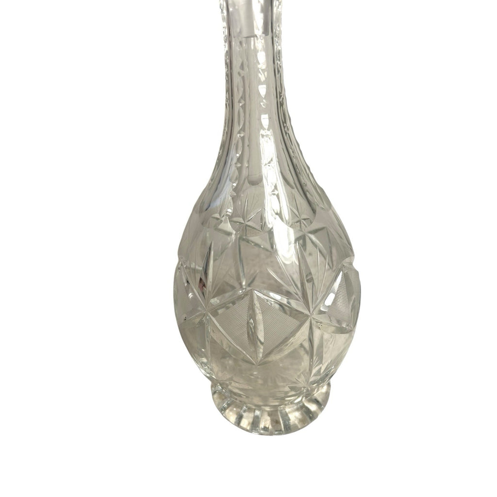 Antique American Brilliant Period Cut Glass Decanter with Stopper