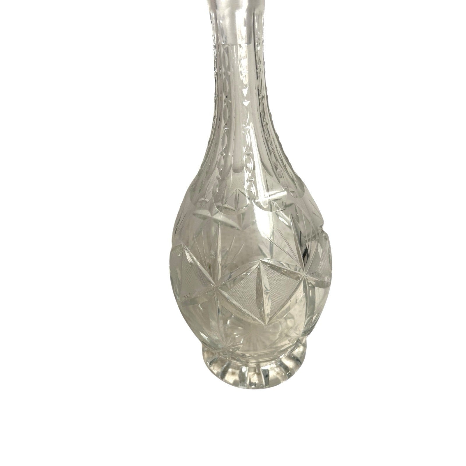 Antique American Brilliant Period Cut Glass Decanter with Stopper