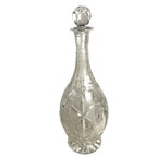 Antique American Brilliant Period Cut Glass Decanter with Stopper