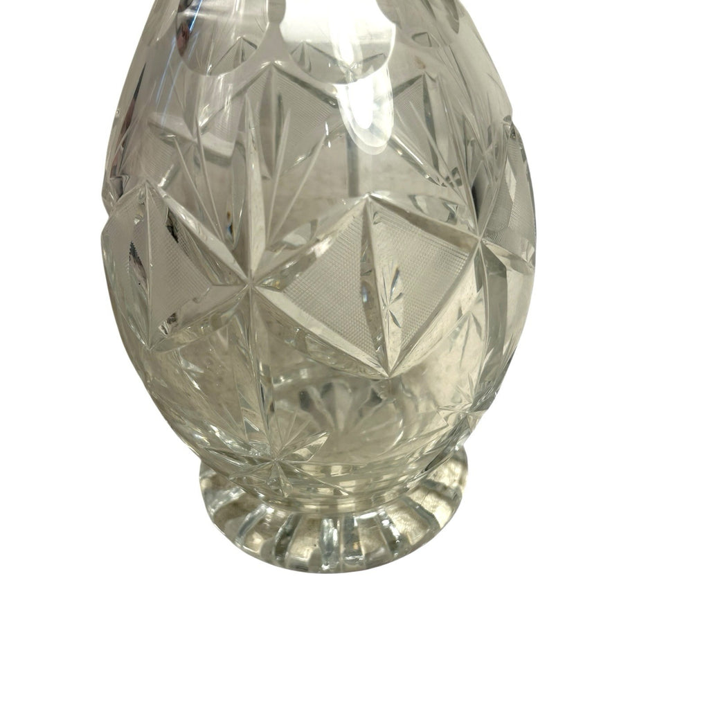 Antique American Brilliant Period Cut Glass Decanter with Stopper