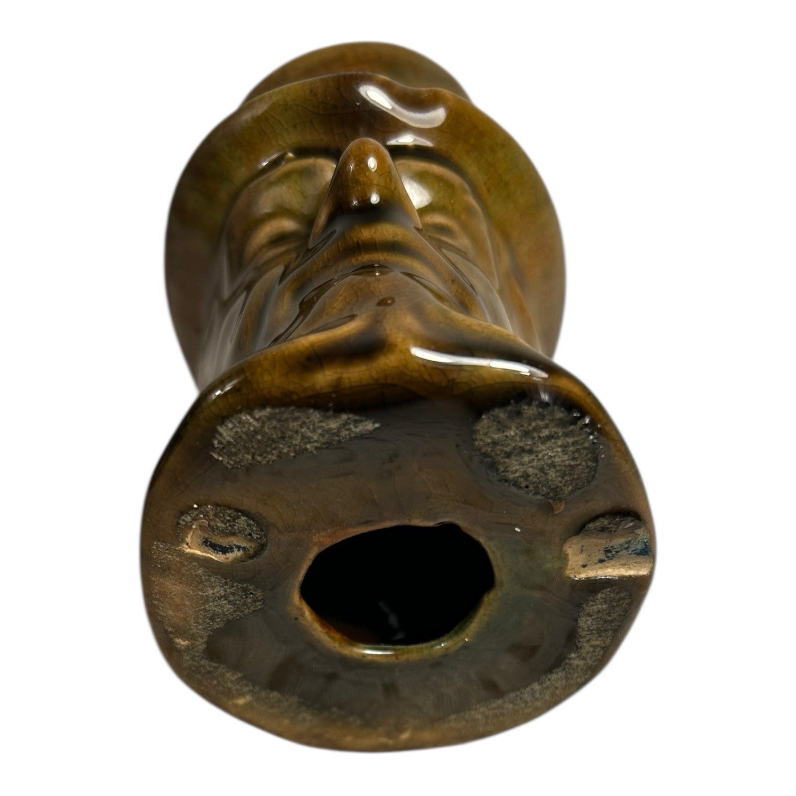 Antique Roseville Pottery Uncle Sam Coin Bank