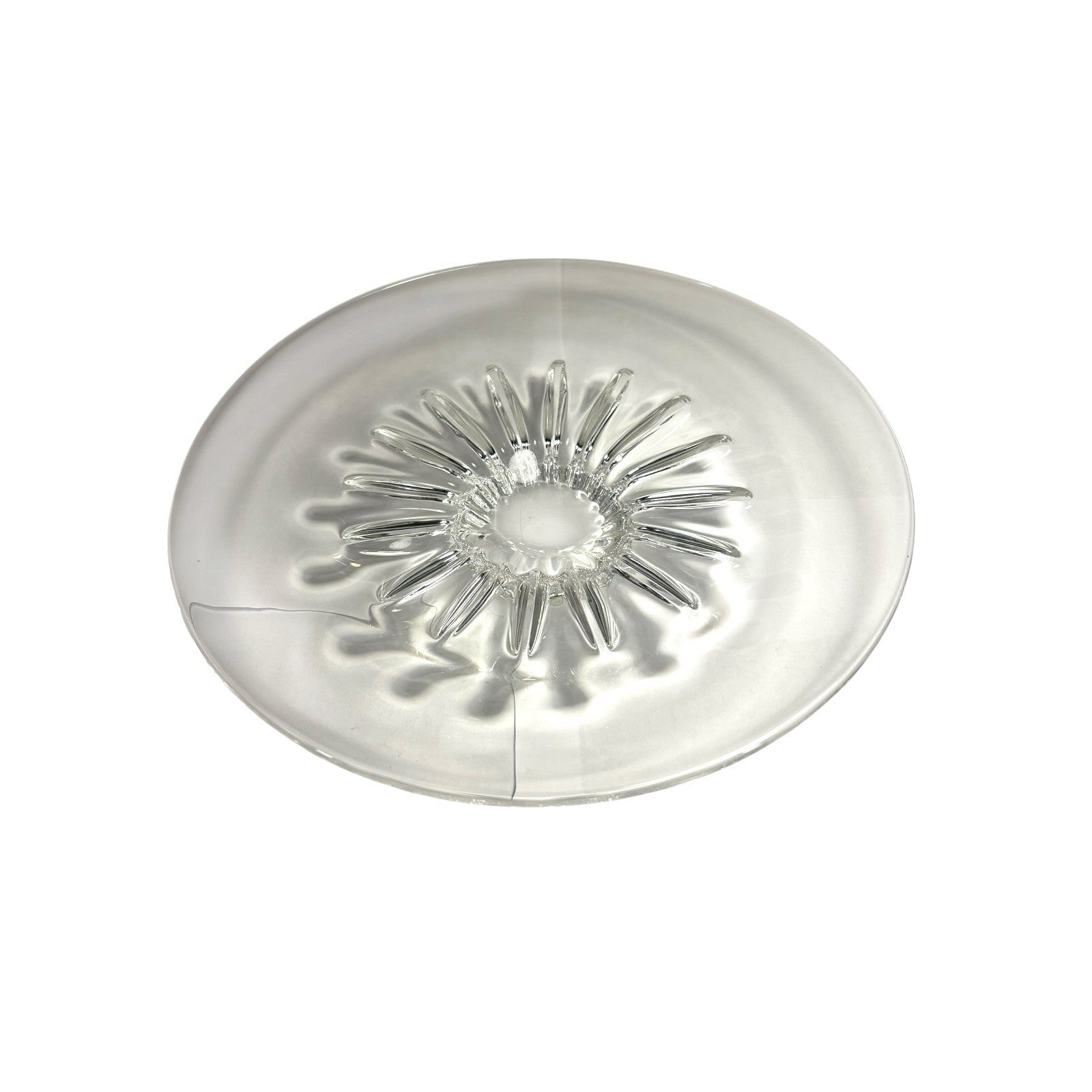 Vintage Steuben Sunflower Crystall Bowl - By Eric Hilton - Marked