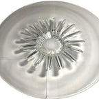 Vintage Steuben Sunflower Crystall Bowl - By Eric Hilton - Marked