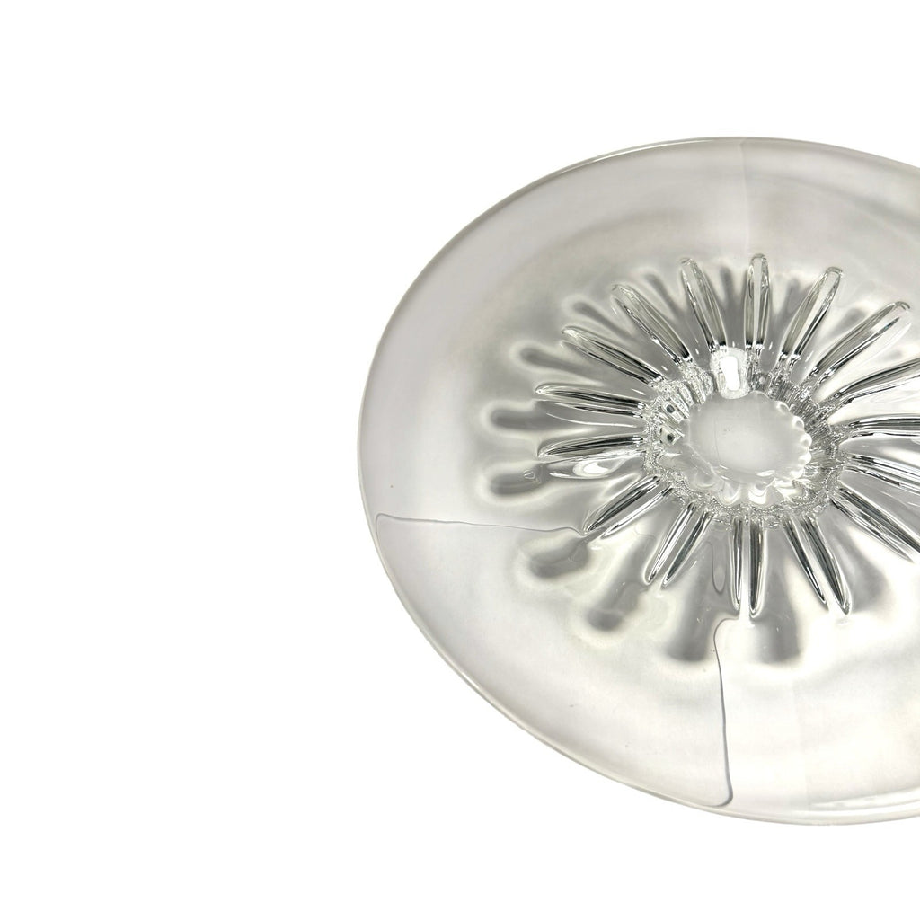 Vintage Steuben Sunflower Crystall Bowl - By Eric Hilton - Marked