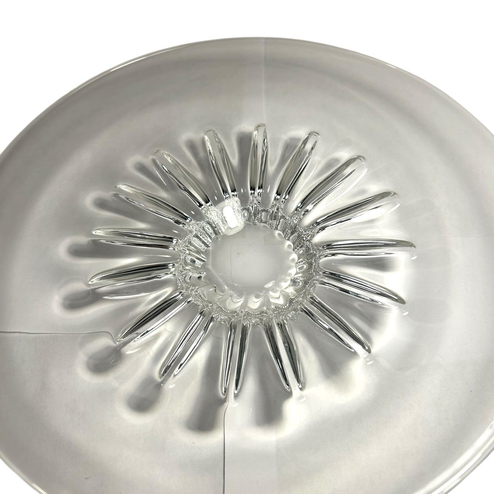 Vintage Steuben Sunflower Crystall Bowl - By Eric Hilton - Marked