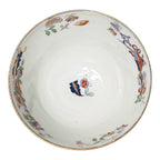Antique 1800s English Ironstone Bowl - Imari Jardiniere Pattern & Cobalt Blue