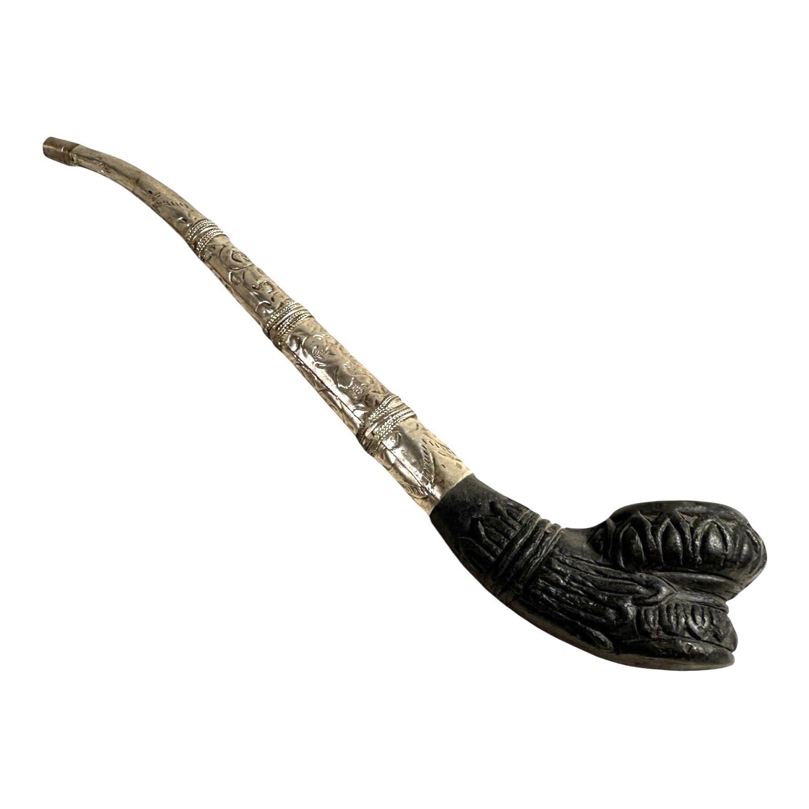 Antique Chinese Clay Pipe