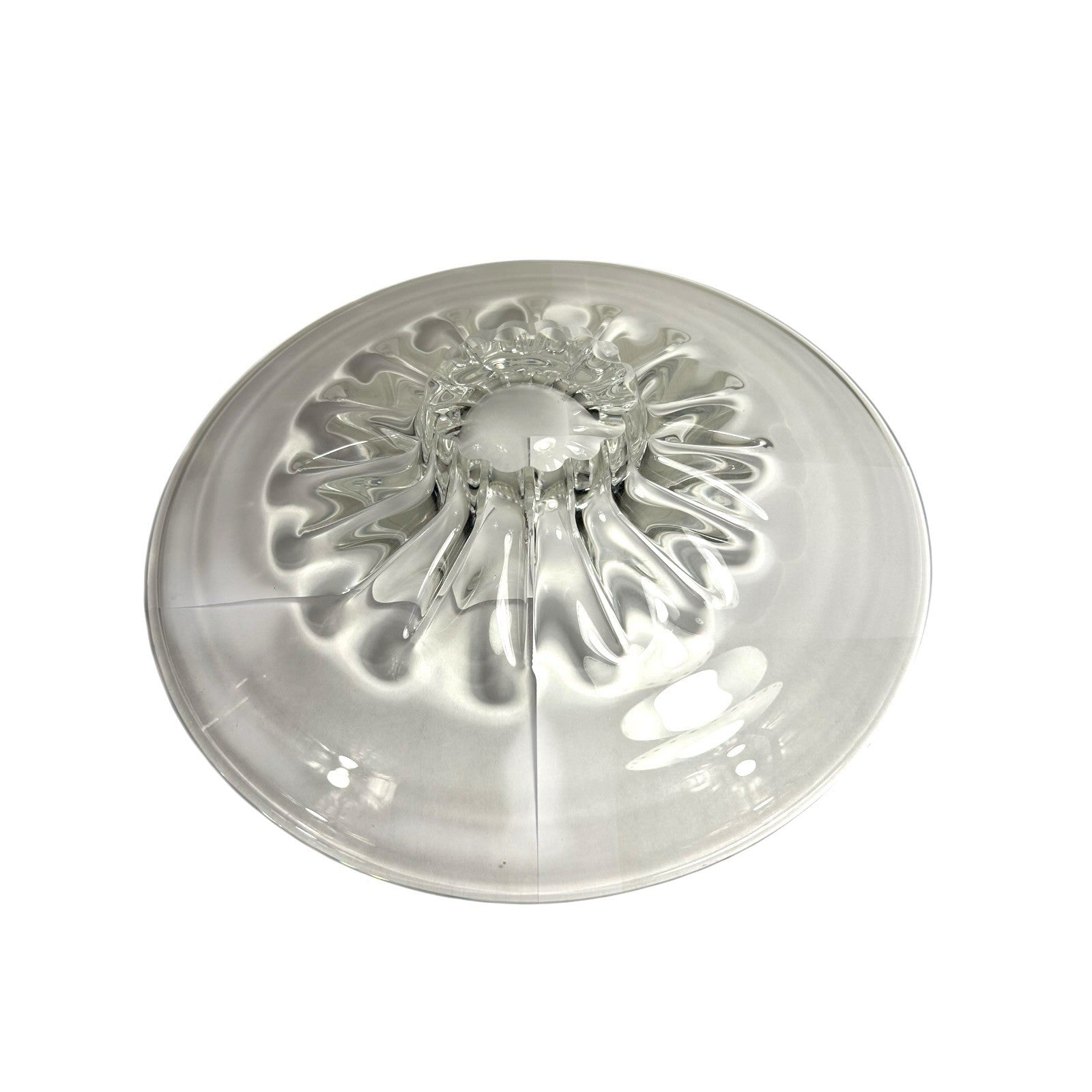 Vintage Steuben Sunflower Crystall Bowl - By Eric Hilton - Marked