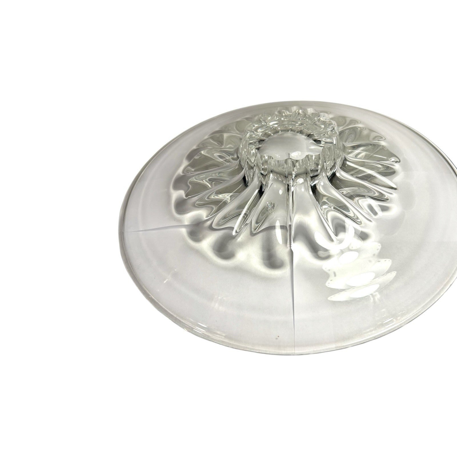 Vintage Steuben Sunflower Crystall Bowl - By Eric Hilton - Marked