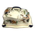Antique Coronaware Pagoda Pattern Cheese Butter Covered Dish