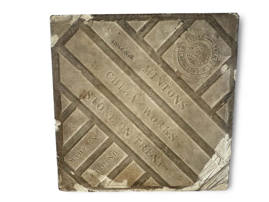 Antique Minton's China Works The Old Holmes House Decorative Ceramic Tile