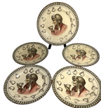 Antique Lot of 5 Royal Doulton Teatime Sayings Plates